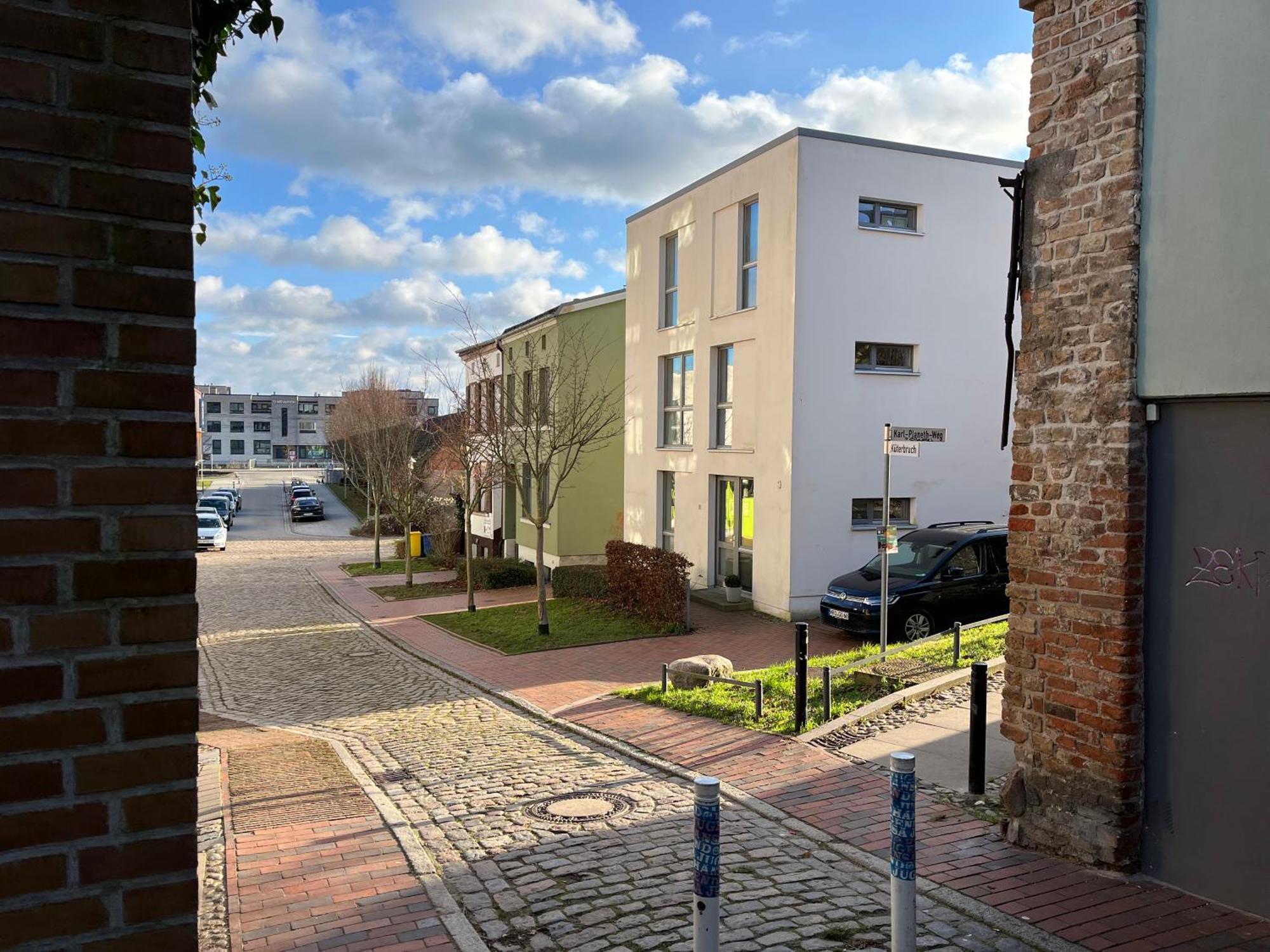 Ferienwohnung An Der Historischen Stadtmauer Rostock Luaran gambar